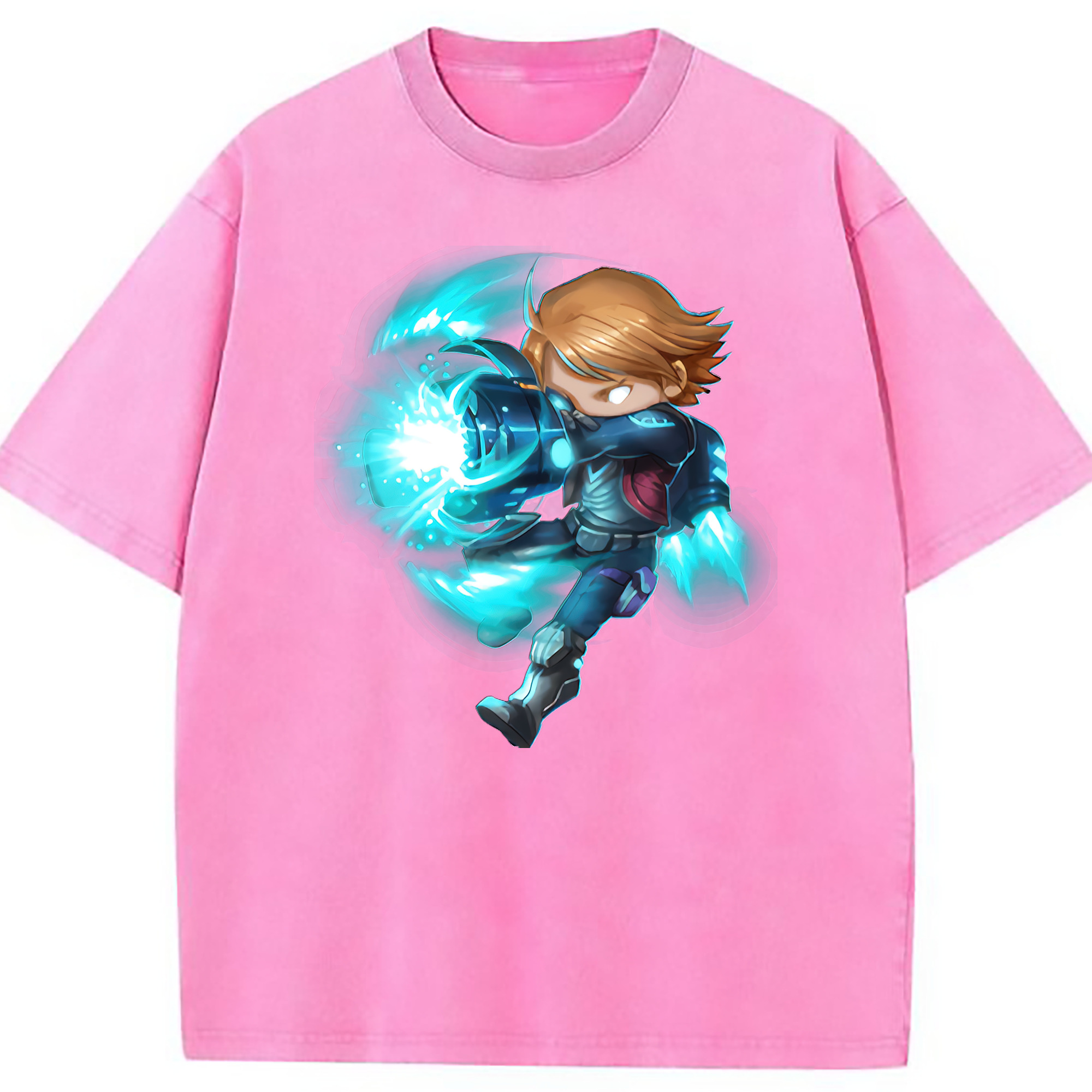（画像用） リーグ・オブ・レジェンド League of Legends LOL 綿100% ヴィンテージ風 半袖Tシャツ（フロントプリント）